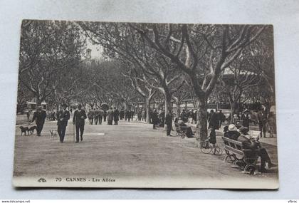 Cannes, les allées, Alpes maritimes 06