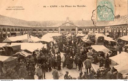 CANY-BARVILLE LA PLACE DU MARCHE