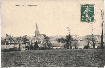 CPA Carte Postale France Carentan Vue générale VM77347