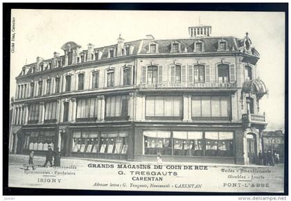 cpa du 50 Carentan Grands Magasins du Coin de Rue G. Tresgauts   JAN16 3