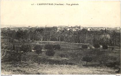 Carpentras, Vue generale