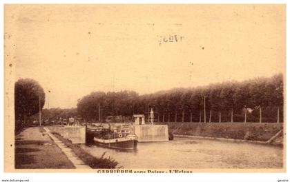 78 CARRIERES-sous-POISSY - L'écluse