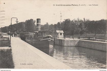 78 - CARRIERES SOUS POISSY - Les Ecluses