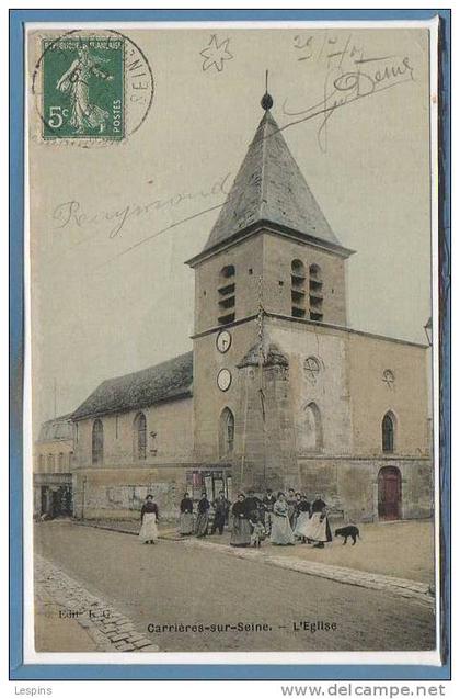 78 - CARRIERES sur SEINE -- L'Eglise