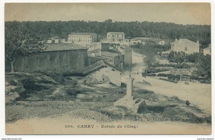 CPA - CARRY-LE-ROUET (B du R) - Entrée du Village