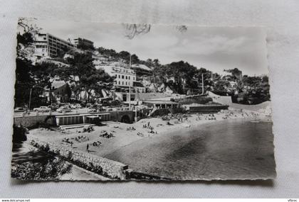 K182, Cpsm, Cassis, la plage du Bestouan, Bouches du Rhône 13