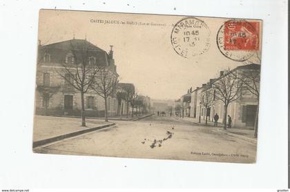 CASTELJALOUX (LOT ET GARONNE) AVENUE DE LA GARE 1913