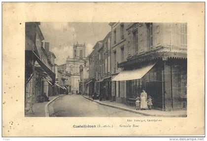 CPA Casteljaloux - Grande Rue