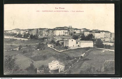 CPA Castelnau-de-Montmirail, Vue generale