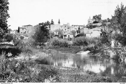 CASTELNAU-le-LEZ - Le Vieux Village et le Lez - Tirage d'éditeur N&B non dentelé