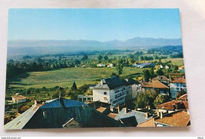 Cpm, Castelnau Magnoac, vue sur les Pyrénées, Hautes Pyrénées 65