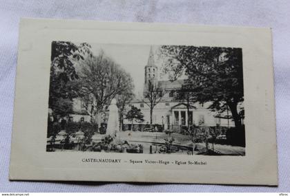 Castelnaudary, square Victor Hugo, église saint Michel, Aude 11