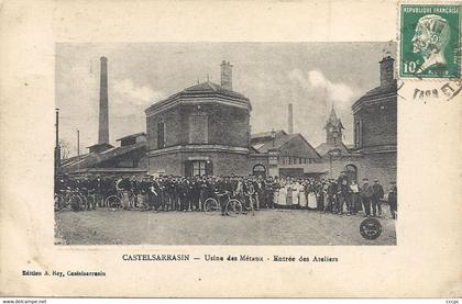 CPA Castelsarrasin Usine des Métaux Entrée des Ateliers