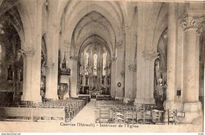 CASTRIES INTERIEUR DE L'EGLISE