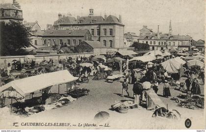 Caudebec lès Elbeuf - le marché