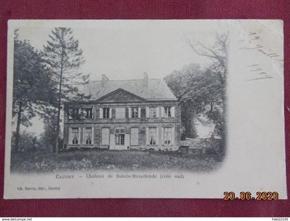 CPA - Caudry - Château de Sainte-Maxellende (côté sud)