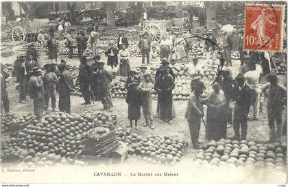 CPA Cavaillon Le Marché aux Melons