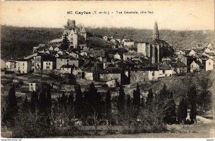 CPA CAYLUS Vue générale cote Sud (89733)