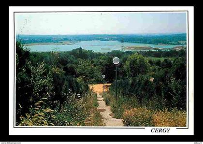 95 - Cergy Pontoise - Vue générale - Les Etangs - Flamme Postale de Deuil la Barre - CPM - Voir Scans Recto-Verso