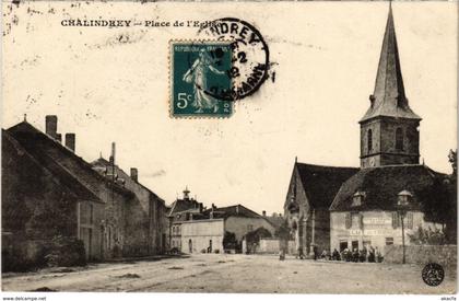 CPA CHALINDREY - Place de l'Église (104734)