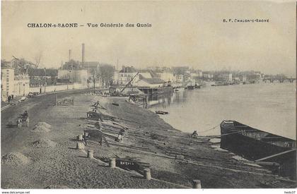 Chalon-sur-Saône - Vue générale des Quais