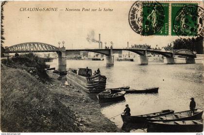 CPA Chalon sur Saone Nouveau Pont sur la Saone FRANCE (954235)