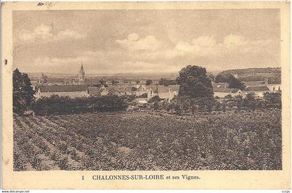 CPSM Chalonnes-sur-Loire et ses vignes