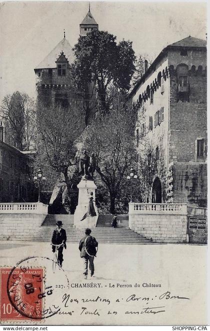 73 - Chambery - Le perron du chateau