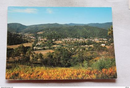 Cpm, Chamborigaud, vue générale à partir des crêtes qui dominent ce village, Gard 30