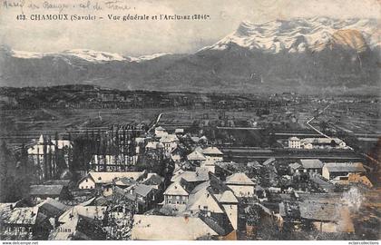 Chamoux sur Gelon          73       Vue générale  et l'Arclusaz          (voir scan)