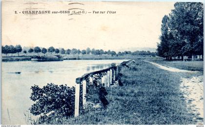 95 CHAMPAGNE-sur-OISE - Vue sur l'Oise