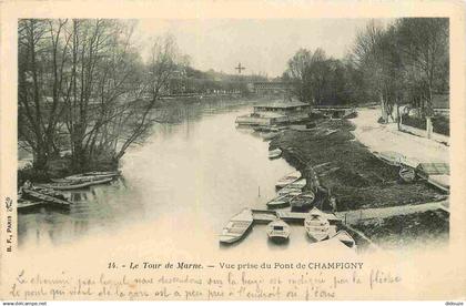 94 - Champigny sur Marne - Le Tour de Marne - Vue prise de Champigny - Précurseur - CPA - Voir Scans Recto-Verso