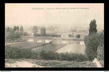 94 - Champigny sur Marne - Vue de la Marne prise du Plateau de Champigny - Précurseur - CPA - Voir Scans Recto-Verso