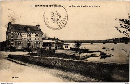 CPA CHAMPTOCEAUX - Le Port du Moulin et la Loire (296685)