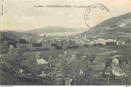 38 - Charavines les Bains - Vue Générale - CPA - Voir Scans Recto-Verso