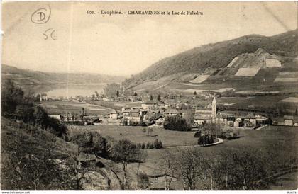 CPA CHARAVINES - CHARAVINES et le Lac de PALADRU (489265)