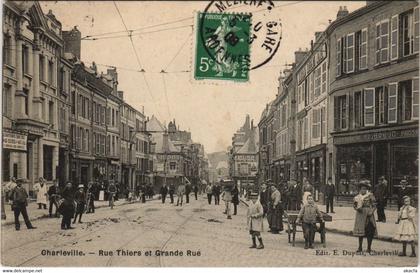 CPA CHARLEVILLE - Rue Thiers et Grande Rue (135515)