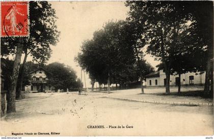 CPA CHARMES - Place de la Gare (279429)