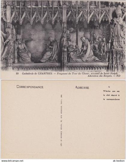 CPA Chartres Cathédrale de Chartres/Kathedrale von Chartres 1928