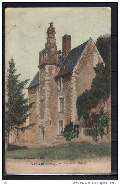 72 - Chateau-du-Loir - Chateau du Riablay - Colorisée