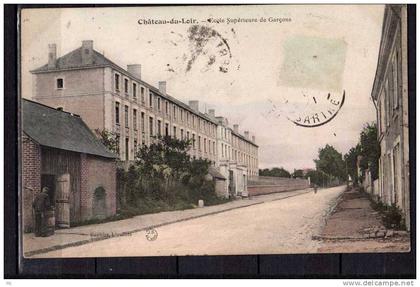 72 - Chateau-du-Loir - Ecole Supérieure de Garçons - Colorisée