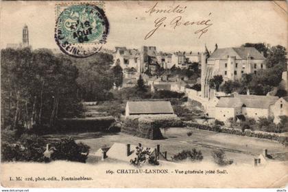 CPA CHATEAU-LANDON - Vue générale (120615)