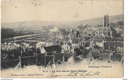 Château-Thierry - La ville vue du Vieux Château