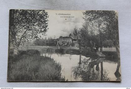 Cpa 1917, Châteaudun, les bords du Loir, Eure et Loir 28