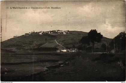 CPA CHATEAUNEUF-de-RANDON - L'Habitarelle et CHATEAUNEUF-de-RANDON (638130)