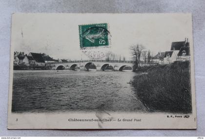 Châteauneuf sur Cher, le grand pont, Cher 18