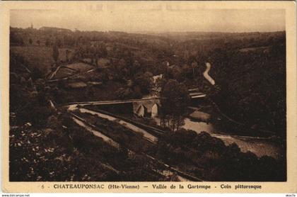 CPA CHATEAUPONSAC - Vallée de la GARTEMPE - Coin Pitt. (122500)