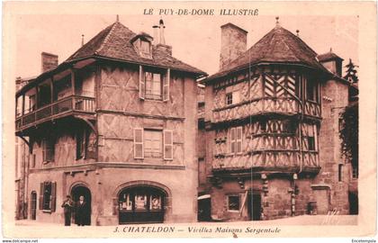 CPA Carte postale    France Châteldon  Vieilles maisons Sergentale VM71501