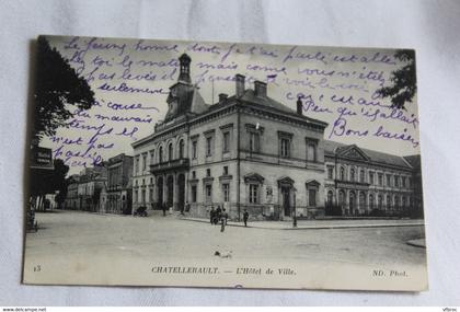 I771, Châtellerault, l'hôtel de ville, Vienne 86