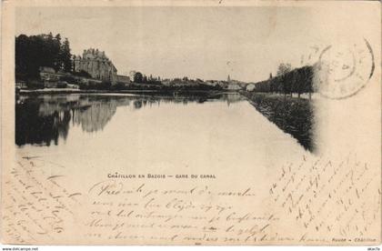 CPA CHATILLON-EN-BAZOIS Gare du Canal (989389)